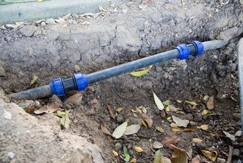 Clyde Hill water service line installation in WA near 98004